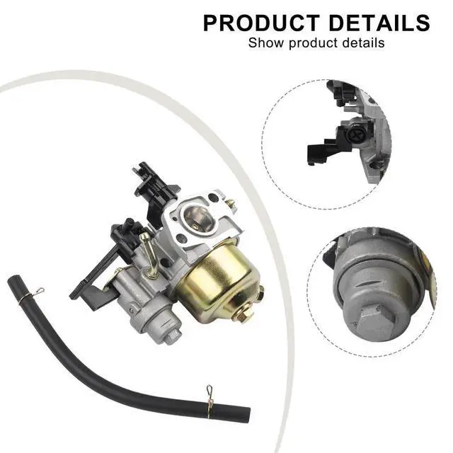 Alt view image 2 of 3 - Engine Specific Carburetor Crafted for the For Gx200 Series Including Key Features Choke Lever & Functional Fuel Tap
