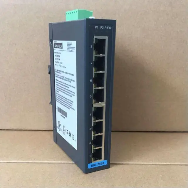 Alt view image 3 of 3 - EKI-2528 EKI-2528-BE 8-Port Industrial Ethernet Switch