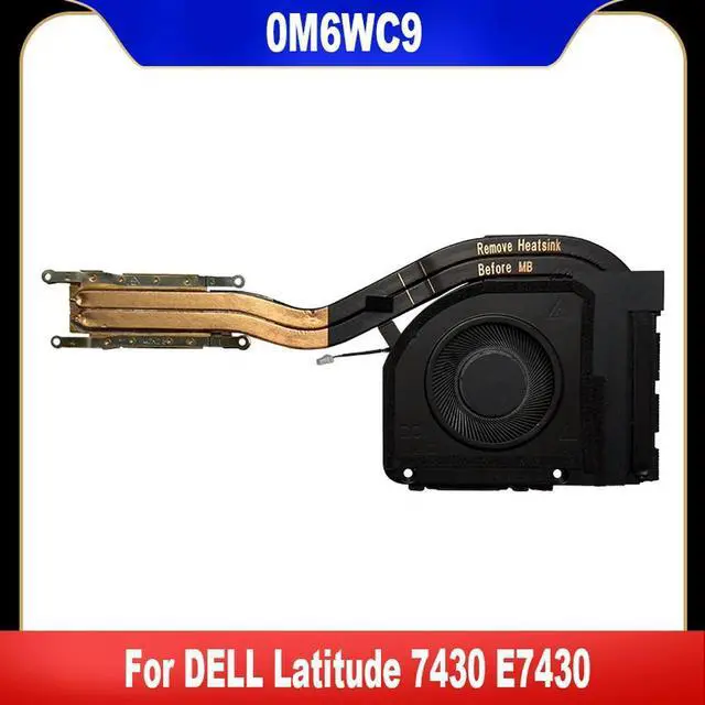 Main image of 0M6WC9 For Latitude 7430 E7430 Laptop CPU Cooling Fan With Heatsink M6WC9