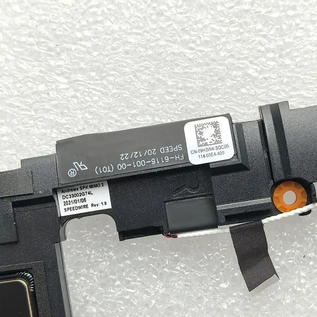 Alt view image 3 of 3 - 09H2W4 For Latitude 9420 9421 Laptop Built-in Speaker 9H2W4 CN-09H2W4 Internal Speaker