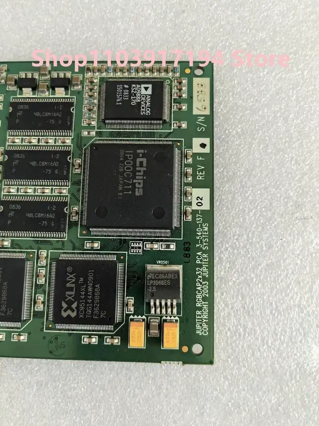 Alt view image 2 of 2 - RGBCAP2X32 PCA 3-540-1 PCB 5-540-137-00 REV F