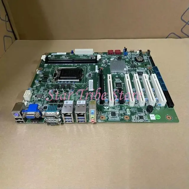 Alt view image 2 of 6 - IMB-M43H DDR4 ATX Dual-Channel 32GB 5×PCI Industrial Motherboard