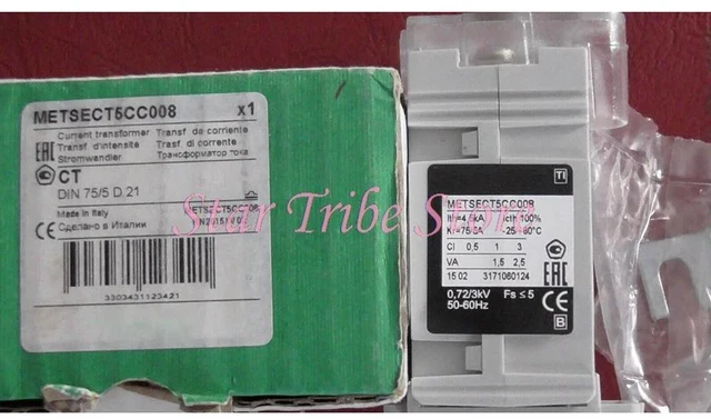 Alt view image 3 of 3 - Current Transformer 75/5A Damp Heat METSECT5CC008 Fast Ship
