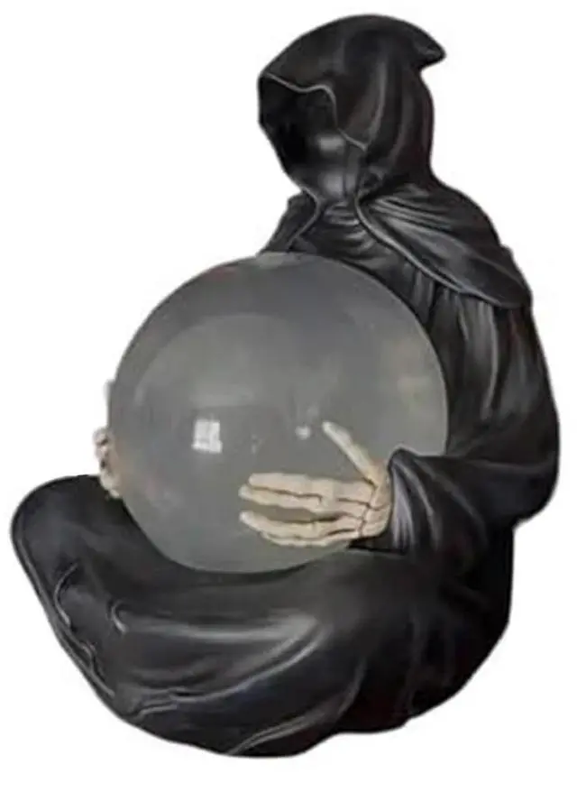 Main image of Desktop Decor Floating Glowing Ball Halloween Theme Eerie Light Decoration For Collectors For Gothic Decor