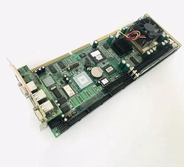 Alt view image 3 of 3 - PCA-6180E PCA-6180 Rev:B1 Industrial Control Motherboard With CPU Memory Fan Memory Fast Ship