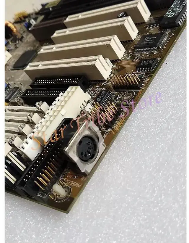 Alt view image 3 of 3 - TX97-E 586 Motherboard Without CPU Memory Works ly