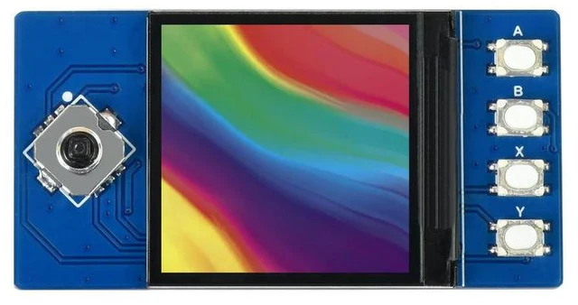 Main image of 1.3inch LCD Display Module For Raspberry Pi Pico, 65K RGB Colors, 240×240 Pixels, SPI Interface, Embedded ST7789 Driver