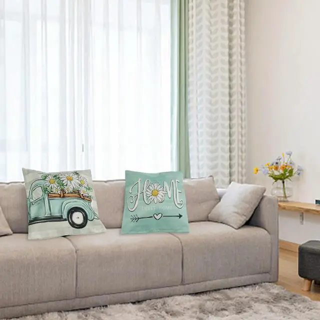Alt view image 2 of 3 - Indoor Outdoor Pillows Decorative Pillow Covers Vibrant Designs Easy Maintenance Enhances Ambiance Machine Washable Open Design