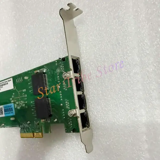 Alt view image 3 of 3 - WYI350-T4V2 PCI-E X4 Server 4 Port Gigabit Network Card