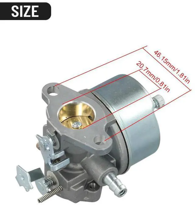 Alt view image 2 of 3 - For Tecumseh Carburetor 632230 632272 Fit For For For For For For H30 H50 H60 HH60 632076 Precise and Reliable PerFor Formance