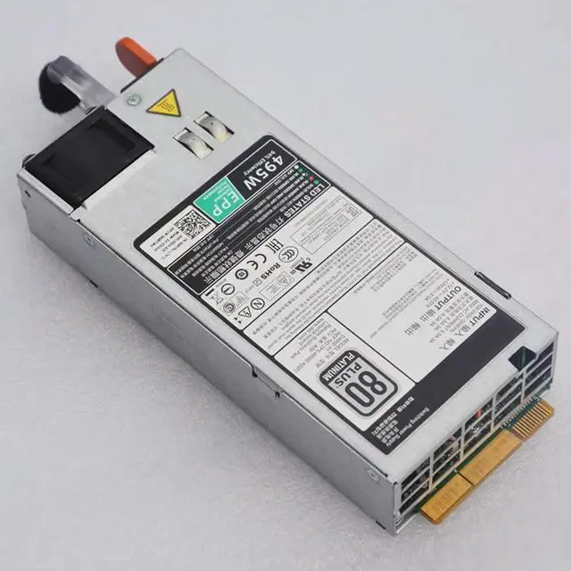 Alt view image 3 of 3 - 495W For R530 R630 R730 R730XD R740 T430 T630 Server Power Supply D495E-S0 D495E-S1 F495E-S0 02FR04 0N24MJ 09338D