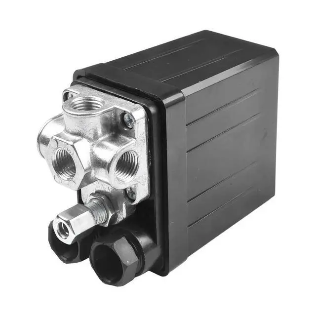 Alt view image 2 of 3 - l And Plastic Air Compressor Pressure Switch Air Compressor Manifold Regulator Pressure Switch l And Plastic
