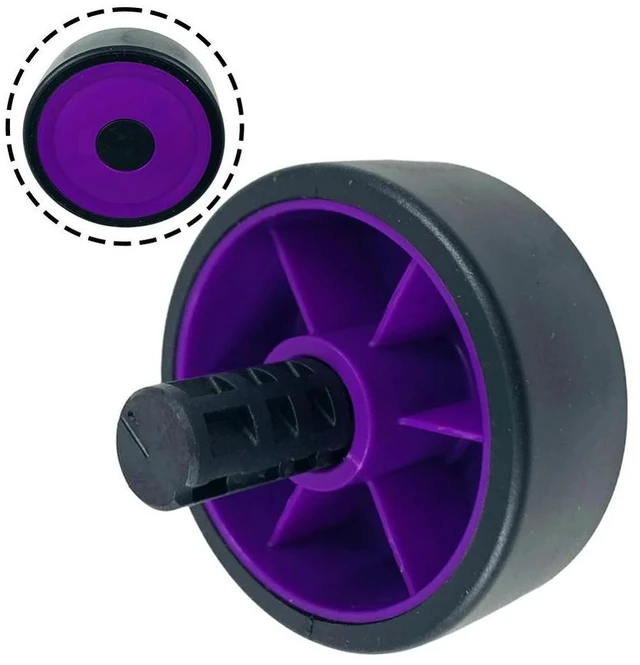 Alt view image 2 of 3 - Replacement Wheel Black Wheel Assembly Easy Installation Tool-free Installation Compact Design For Redroad W15