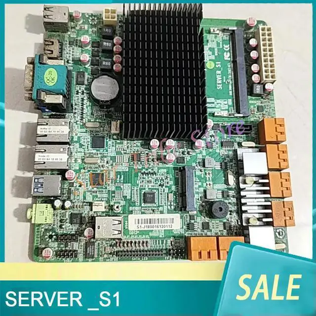 Main image of SERVER _S1 S1-J1800 Integrated CPU Computer Motherboard With 12 SATA Ports