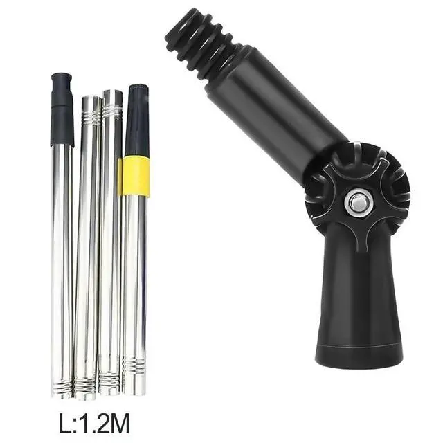Alt view image 2 of 3 - Adjustable Telescopic Pole 1 2m with 180 Degree Swivel Joint Suitable for Paint Roller Extension and Cleaning Applications