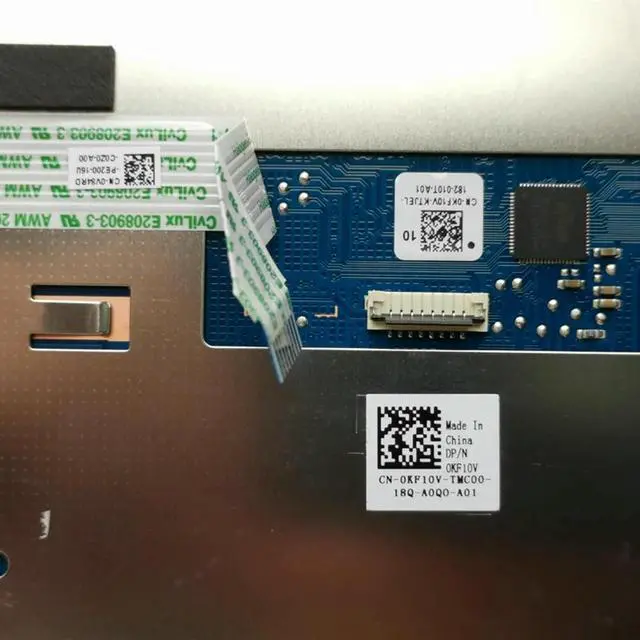 Alt view image 3 of 3 - 0KF10V For Inspiron 7590 7591 Touchpad Touch Pad Mouse Button Board CN-0KF10V KF10V