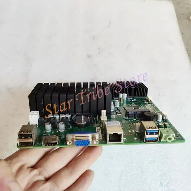 Alt view image 3 of 3 - NVR-J1900V20 Industrial Control Motherboard J1900 17×17cm ITX Motherboard