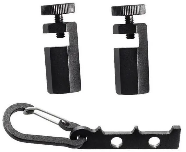 Alt view image 2 of 3 - Multi-Use Framing Tool for Square Layouts Circular Saws and Stair Stringers with Integrated Carabiner Attachment