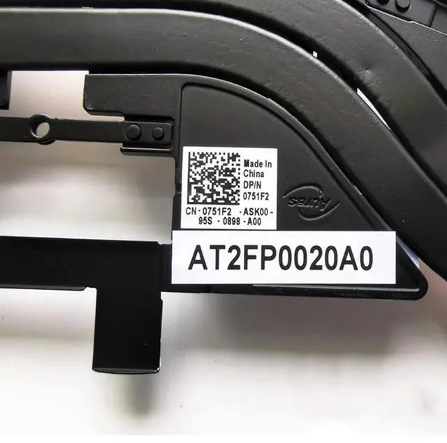 Alt view image 3 of 3 - 0751F2 For XPS 15 7590 M5540 Heatsink Radiator Copper Tube AT2FP0020C0 751F2 CN-0751F2