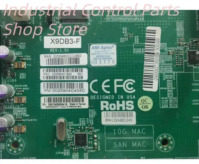 Main image of X9DB3-F ATX motherboard