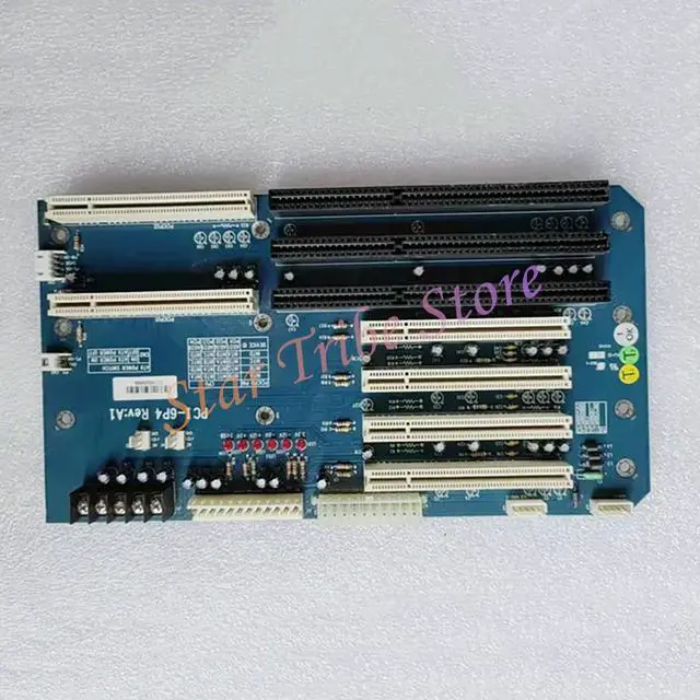 Alt view image 3 of 6 - PCI-6P4 Rev: A1 Industrial Computer Motherboard