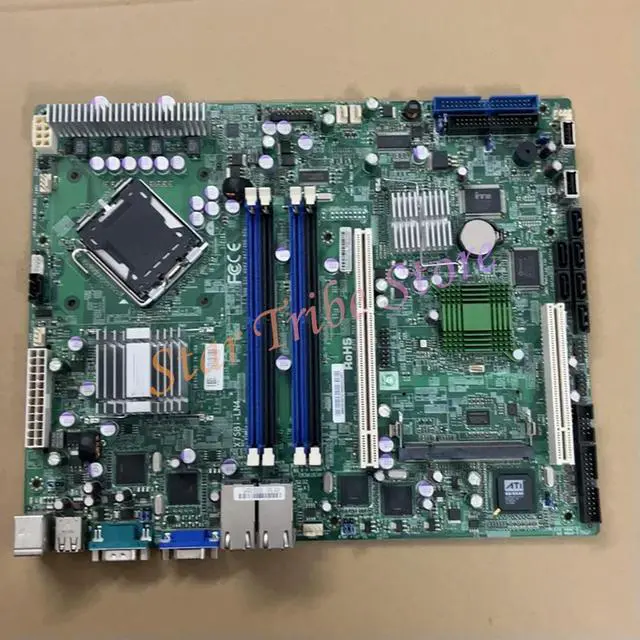 Alt view image 3 of 3 - X7SBI-LN4 775 Pin Server Motherboard 4-Port Gigabit Network Card