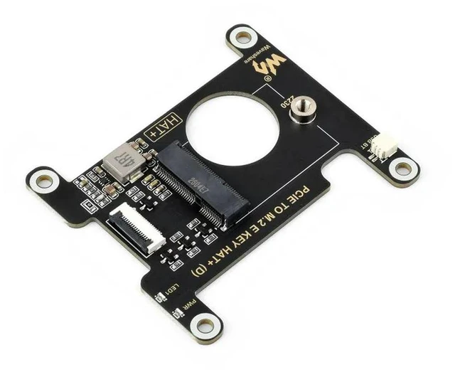 Alt view image 2 of 3 - PCIe To M.2 E KEY HAT (D) For Raspberry Pi 5, Compatible With Various NGFF (M.2 E KEY) NIC