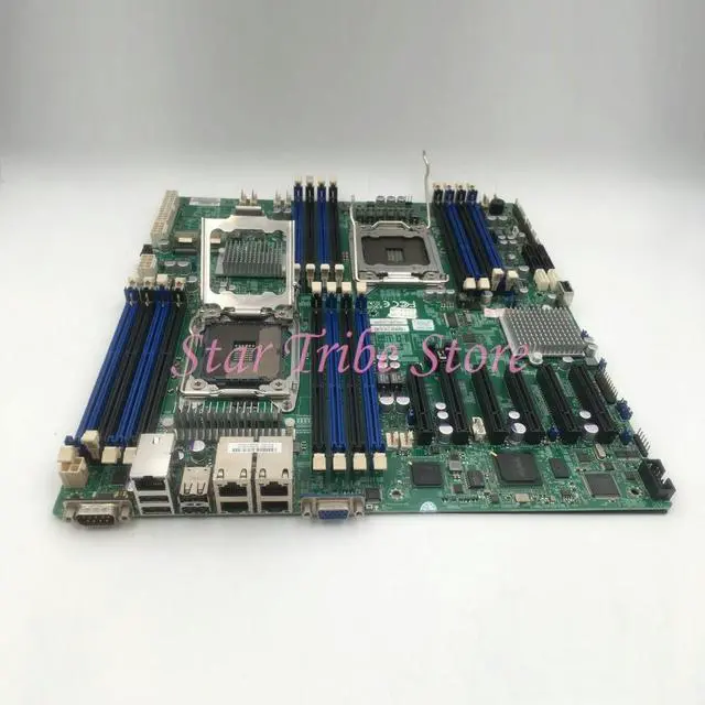 Alt view image 2 of 3 - X79 Dual-Way LGA2011 Motherboard E5-2600 V1 V2 X9DRD-7LN4F