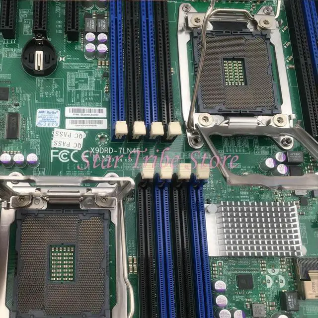 Alt view image 3 of 3 - X79 Dual-Way LGA2011 Motherboard E5-2600 V1 V2 X9DRD-7LN4F