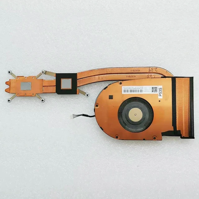 Alt view image 2 of 2 - For ThinkPad T590 P53S P15S T15 Gen 1 Laptop Heatsink Fan 01YU193 01YU192 5H40W36706 5H40W36707