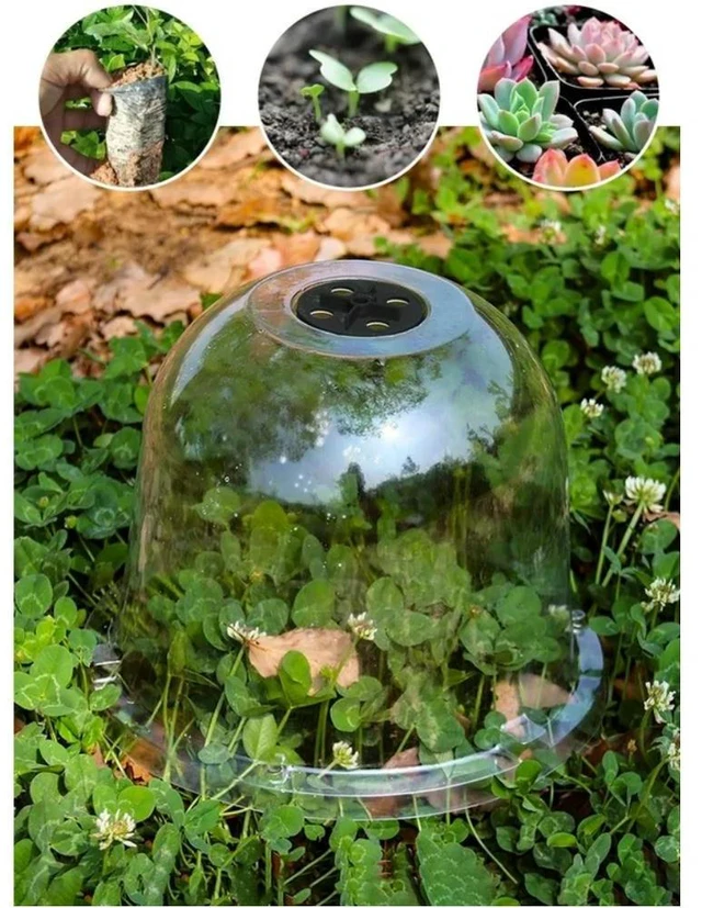 Main image of Rotating Vent PET Plant Cover for Indoor Gardeners Seeking Consistent Airflow and Light Transmission in Growth Domes