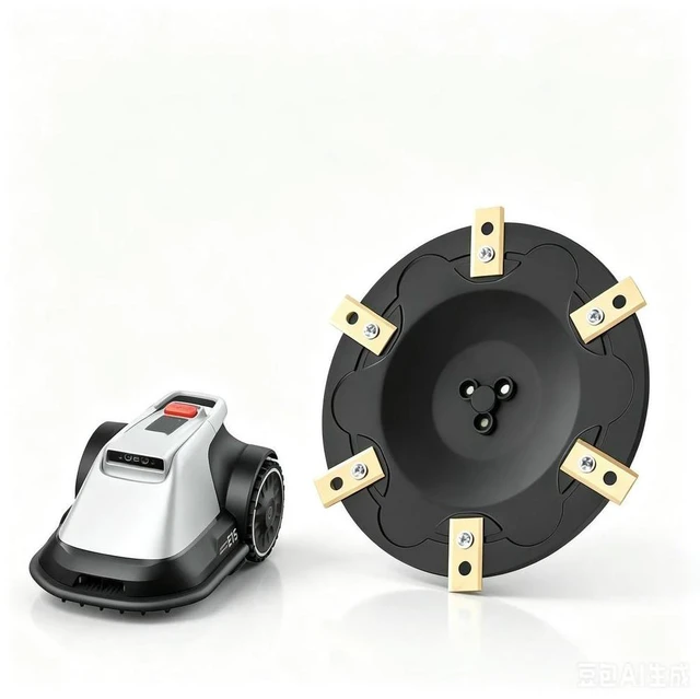 Main image of Robotic Lawnmower Disc Assembly with 6 Titanium Designed for Eufy E15 E18 and For TerraMow Models V600 V1000 S800 S1200