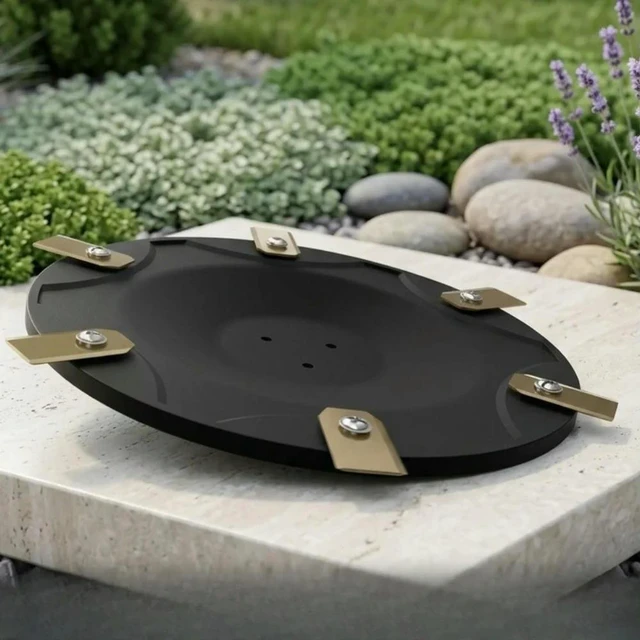 Main image of 6-Blade Mowing Disc for ECOVACS Goat O500 O600 O800 G1 Series Fiberglass Reinforced Plastic Lawn Mower Replacement