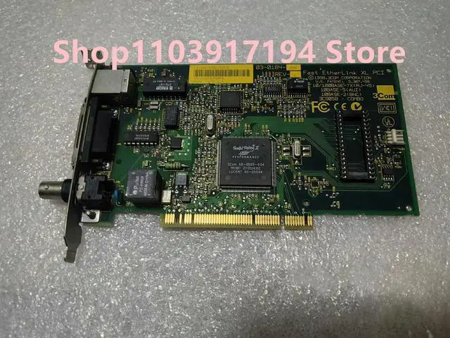 Main image of 03-0184-000 REV-A FAST ETHERLINK XL PCI RJ-45 AUI BNC 02-0184-000