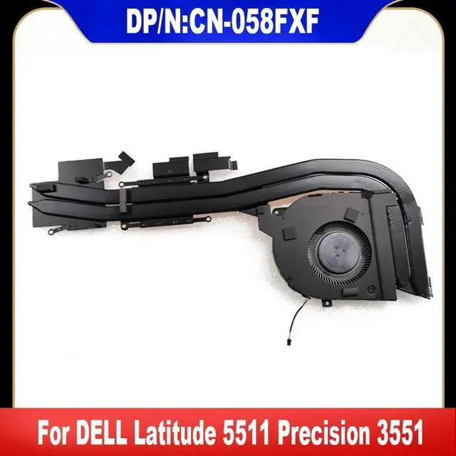 Main image of 058FXF For Latitude 5511 Precision 3551 Laptop Cooling Fan Cooler Fan Heatsink Radiator CN-058FXF 58FXF