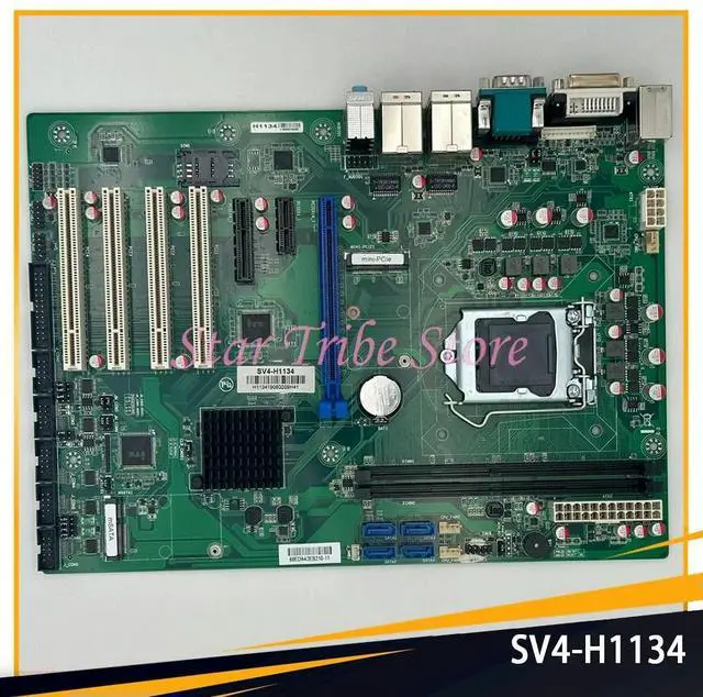Alt view image 3 of 3 - SV4-H1134 Dual Network Ports Industrial Motherboard Supports 6-7th Generation Processors H110