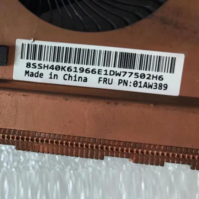 Alt view image 3 of 3 - 01AW389 For ThinkPad T460P T470P Laptop CPU Cooling Fan Cooler Fan With Heatsink