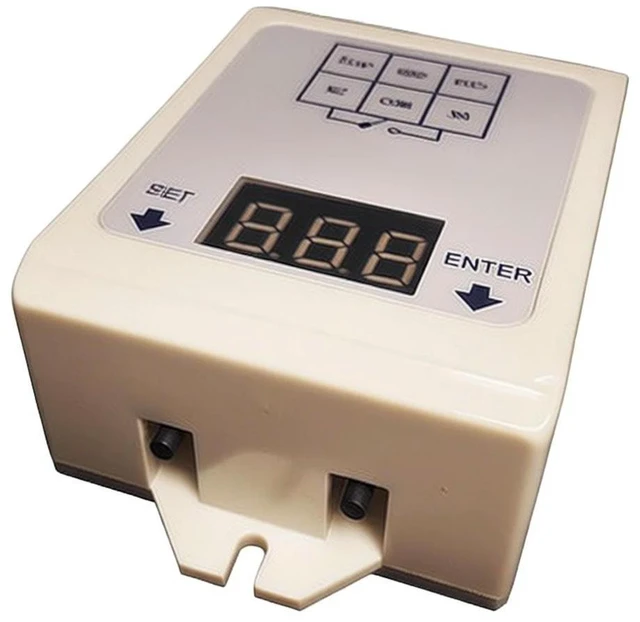Main image of Time Delay Switch for DC Voltage Monitoring from 7V to 80V with 3-Digit Red Display and Adjustable Threshold Settings