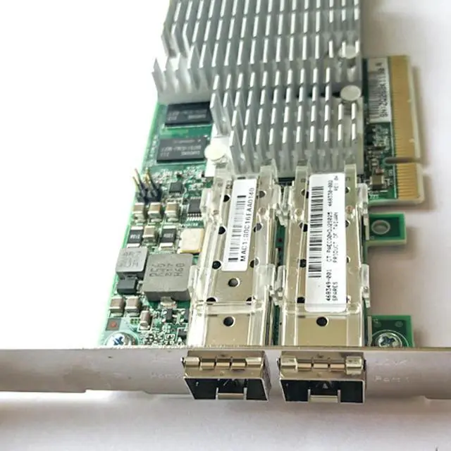 Alt view image 2 of 3 - 468349-001 For Server Adapter 468332-B21 NC522SFP Dual 10G 10GB SFP Server Adapter Ethernet SFP Dual Port NIC PCIex8