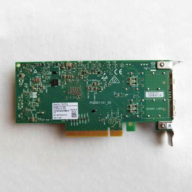 Alt view image 3 of 3 - MCX4121A-XCAT ConnectX-4 Lx EN 10GbE 10Gb/s Dual Port Network Card NIC CX4121A