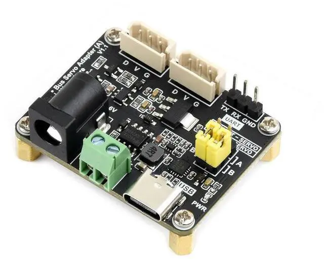 Main image of Serial Bus Servo Driver HAT, Integrates ESP32 and Servo Control Circuit, Suitable for ST / RSBL Series Serial Bus Servos