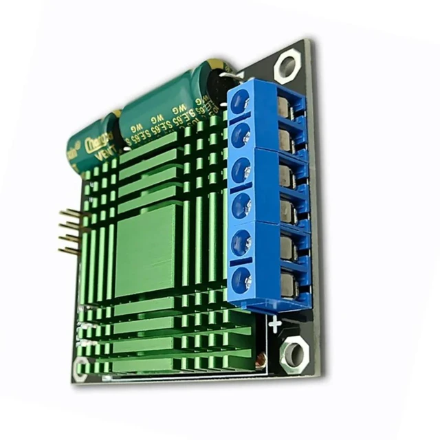 Alt view image 3 of 3 - High Current DC Motor Driver Module 60A Dual Channel H Bridge for 9V-30V Input with Forward Reverse Brake Logic
