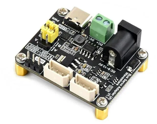 Alt view image 2 of 3 - Serial Bus Servo Driver HAT, Integrates ESP32 and Servo Control Circuit, Suitable for ST / RSBL Series Serial Bus Servos