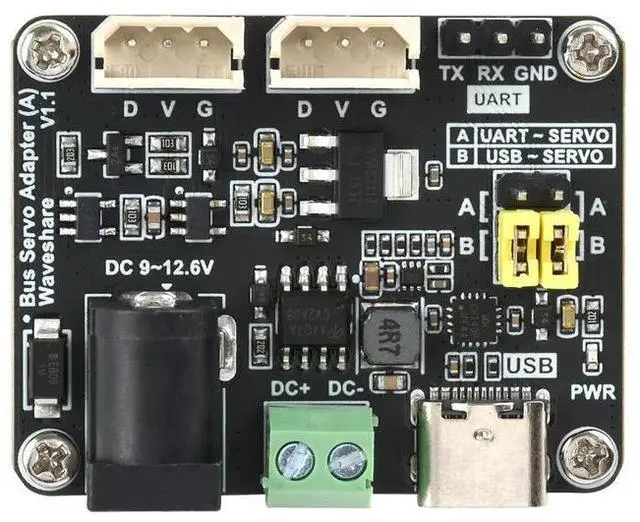 Alt view image 3 of 3 - Serial Bus Servo Driver HAT, Integrates ESP32 and Servo Control Circuit, Suitable for ST / RSBL Series Serial Bus Servos