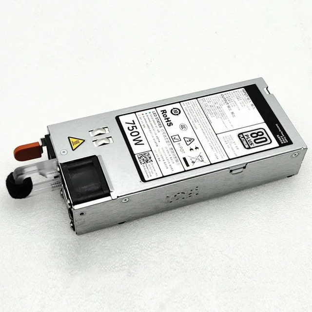 Alt view image 2 of 3 - 0CWKMX For R520 R530 R620 R630 R720 R730 R820 T420 T620 R530XD R730XD Server 750W Power Supply D750E-S3 CN-0CWKMX