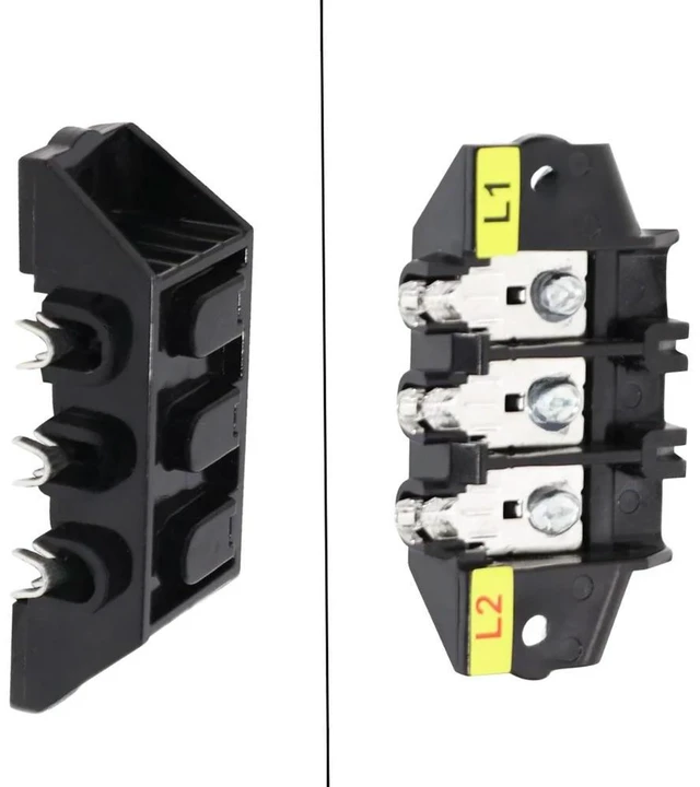 Alt view image 2 of 3 - For MDE9700 Replacement Terminal Dryer Terminal Block Replacement Dryer Terminal Block Heat Resistant Easy Installation