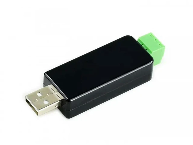 Alt view image 2 of 3 - Industrial USB TO RS485 Bidirectional Converter, Onboard CH343G, Multi-Protection Circuits