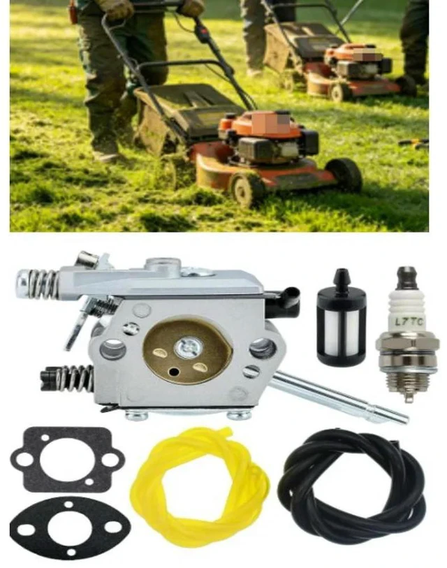 Alt view image 2 of 3 - Carburetor Kit For FS48 FS52 FS56 FS62 FS66 FS81 FS86 FS106 Trimmer Tools Replace WT-45 WT-45A Lawn Mower Repair Accessories