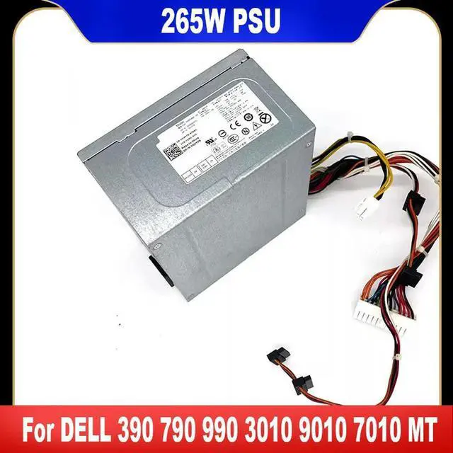 Main image of 265W PSU For OptiPlex 390 790 990 3010 9010 7010 MT Vostro 260 270 3900 Inspiron 620 660 3847 Power Supply AC265AM-00