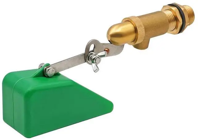 Alt view image 3 of 3 - Automatic For Water Level Control Valve 1/2 inch Brass for Tanks Ponds Aquariums Fountains and Livestock For Water Troughs